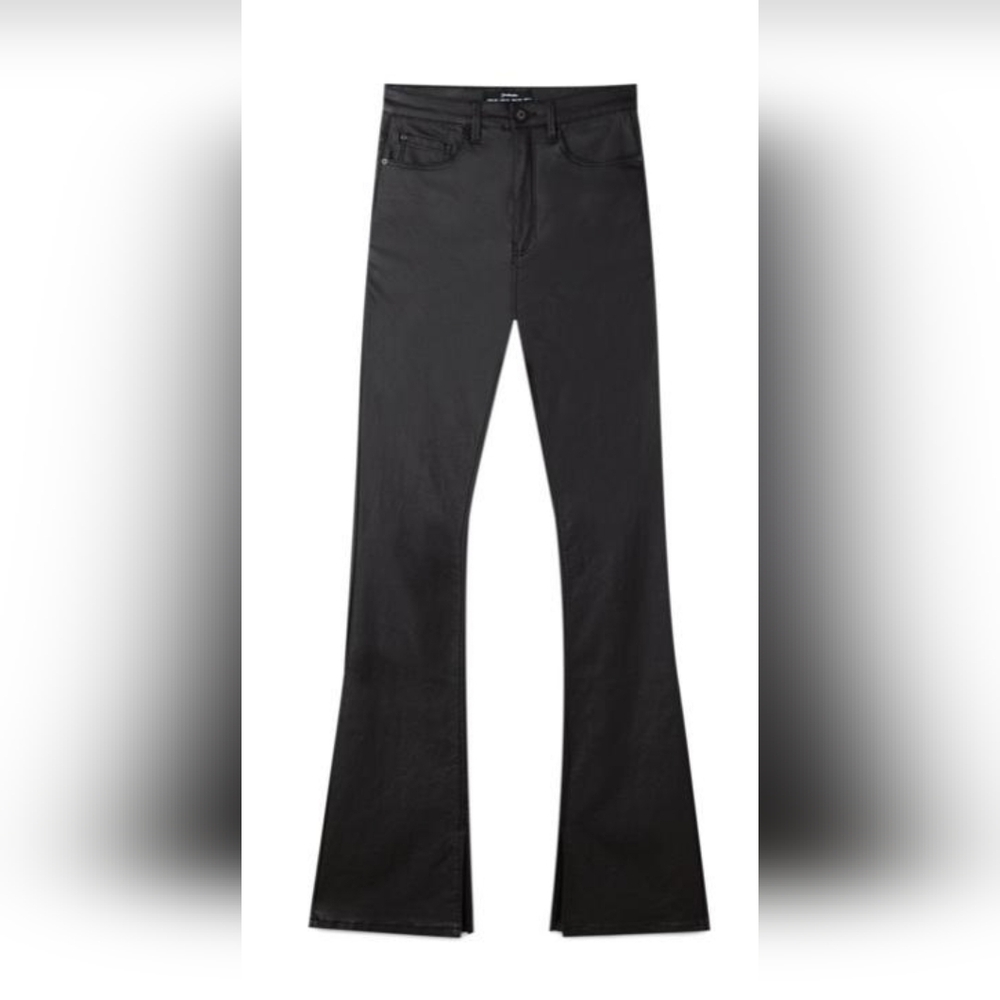 Flared Coated Trousers  👖